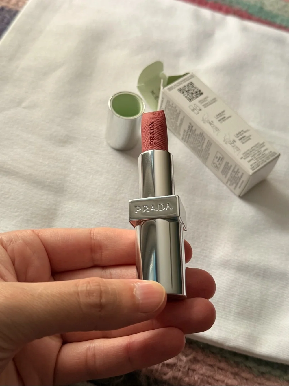 Prada Monochrome P158 Refillable Lip Color – Light Green